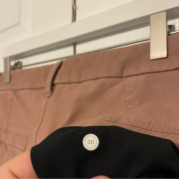 Lululemon Commission Pants Size 30 Slim 32" Length *Clay Earth Dye Cotton - Picture 8 of 9